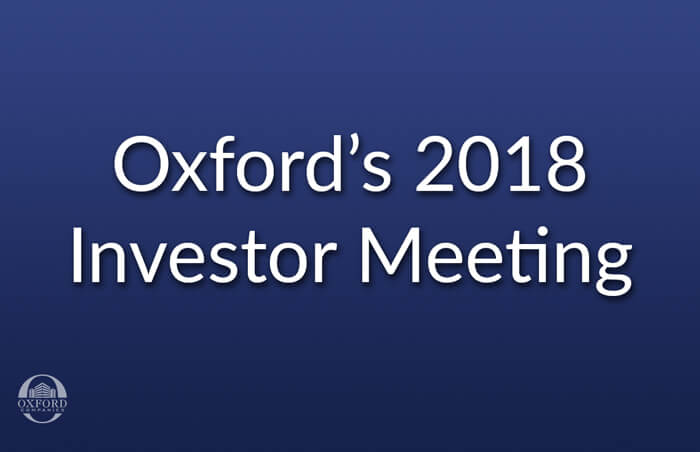 Oxford companies investor meeting