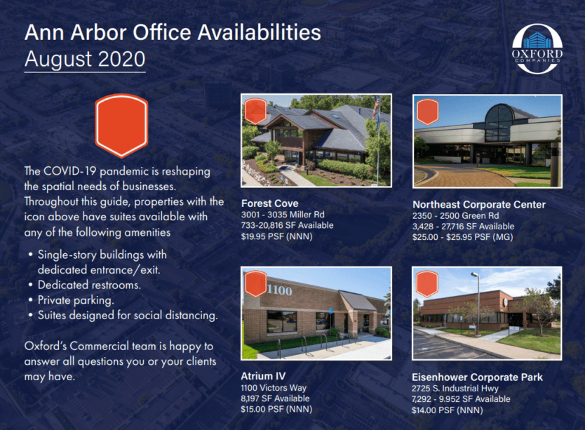 Available Ann Arbor Office Space