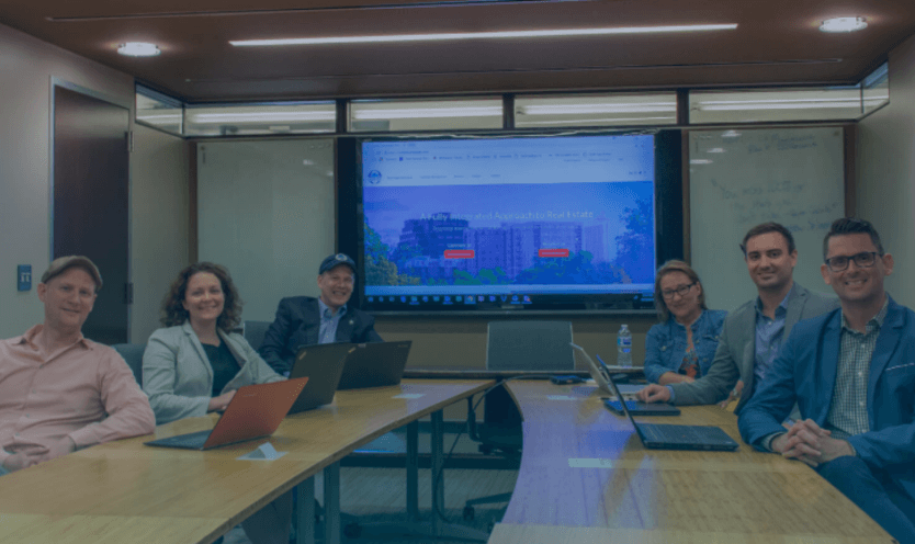 Team in a meeting room