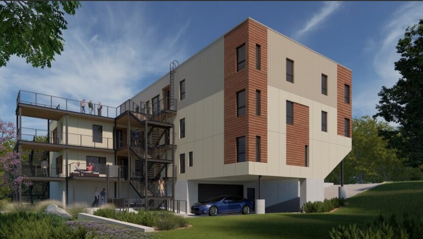 The 911 S Main St building in Ann Arbor