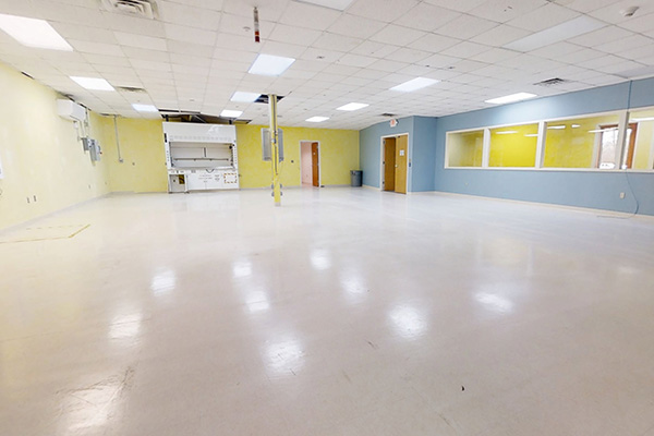 Custom biotech lab buildout in Ann Arbor